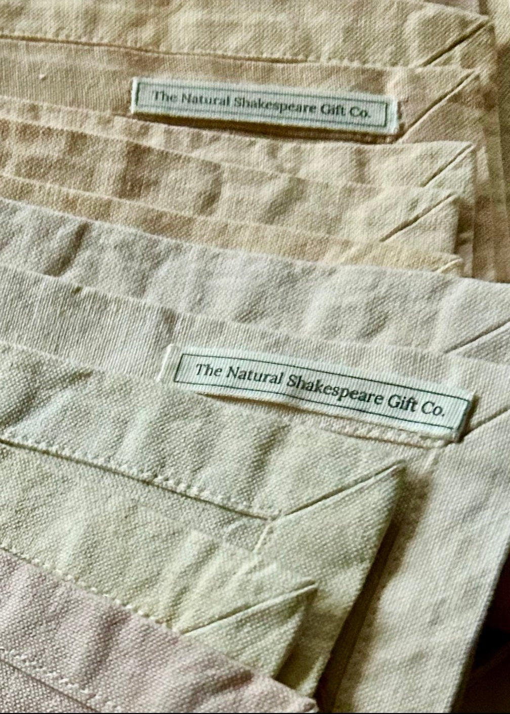 Naturally Dyed Napkin Set: Willow