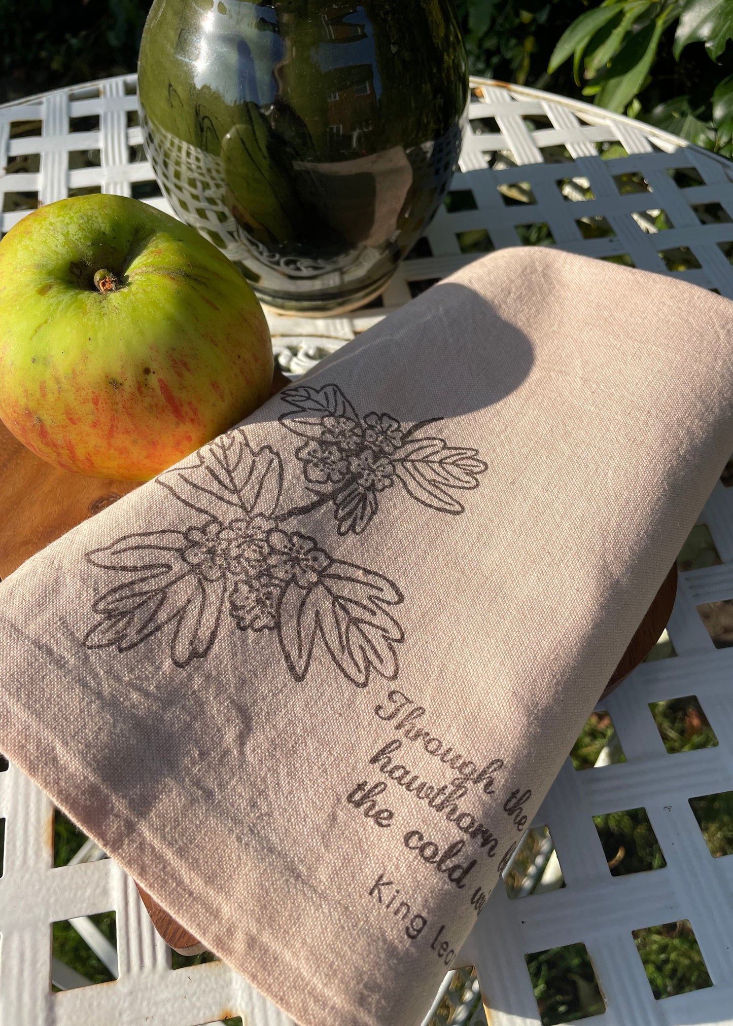 Naturally Dyed Napkin Set: Hawthorn